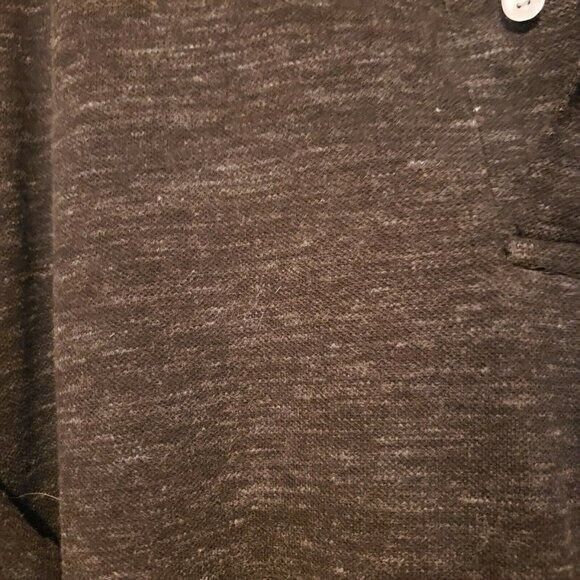 George Mens Sz XL Black  Solid Short Sleeve Polo Shirt - Picture 2 of 9